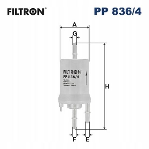 FILTRON FILTR PALIWA PP836/4 PP 836/4 na Arena.pl