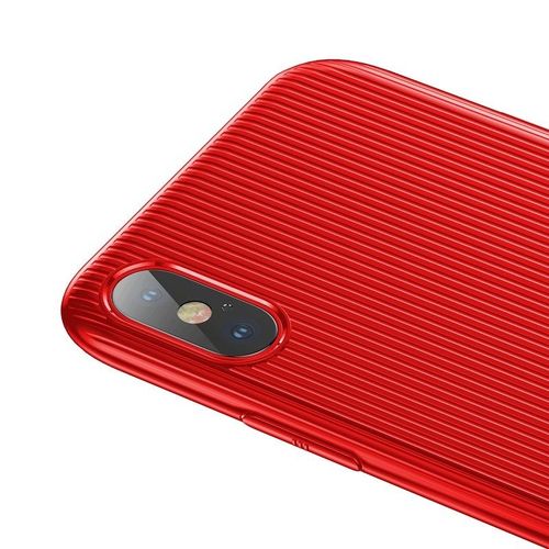 Etui Z Adapterem Audio Baseus Audio Case Do Iphone X (Czerwone) na Arena.pl