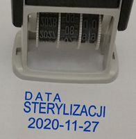 Datownik z tekstem mały kieszonkowy - Data + Tekst
