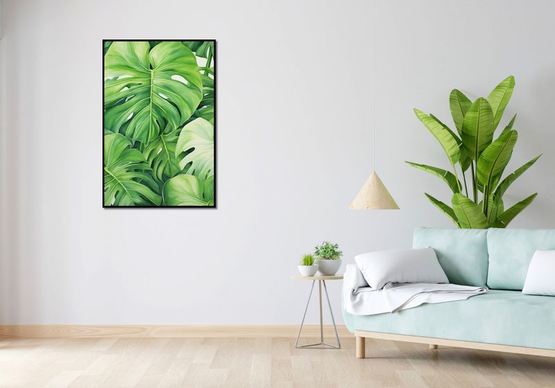 Plakat 68x101cm Tajemnice Liści zdjęcie 4