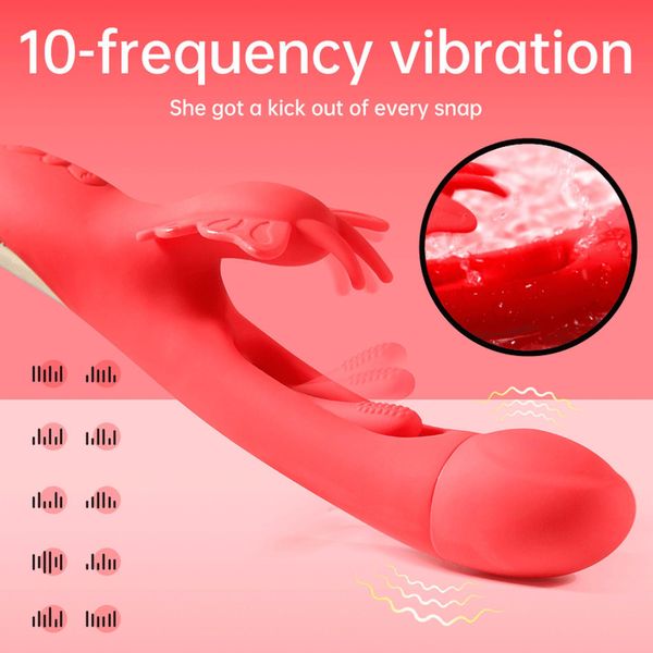 Butterfuly Dual Flicking Vibrator zdjęcie 4