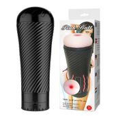 Masturbator Z Wibracją - Anal W Tubie Pink Butt Cyberskóra