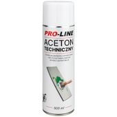 aceton techniczny 100% w sprayu pro-line spray 500ml