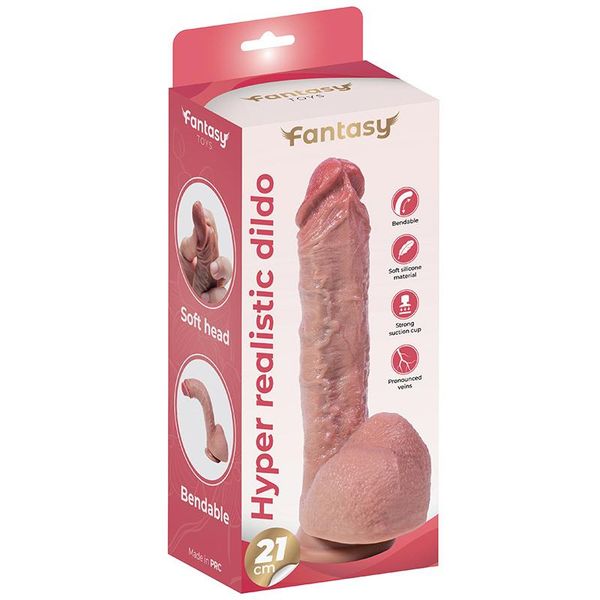 Flexible Silicone Dildo Hyper Realistic Dildo 21 Cm zdjęcie 11