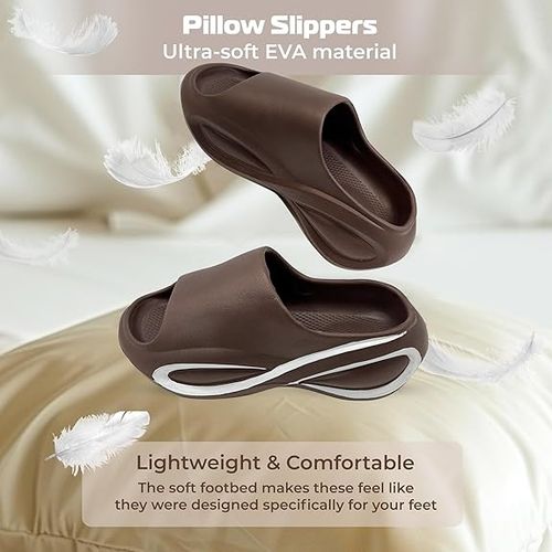 Sandały Klapki unisex materiał EVA brązowe rozmiar 40-41 na Arena.pl