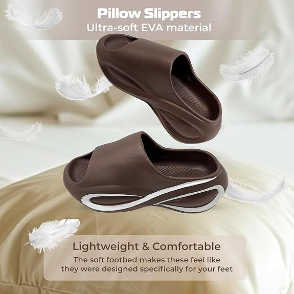 Sandały Klapki unisex materiał EVA brązowe rozmiar 40-41 zdjęcie 2