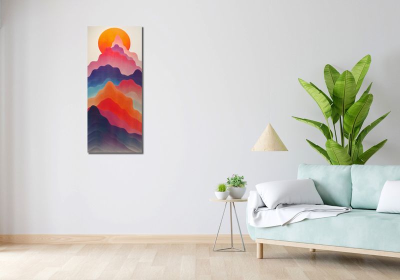 Obraz 40x100cm Gama Gór zdjęcie 2