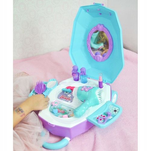 WOOPIE Toaletka dla Dziewczynki 2w1 Salon Piękności w Walizce na Arena.pl