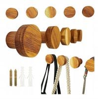 Wieszaki Drewniane Dąb do Przedpokoju na Ścianę Kinkiet do Sypialni Dębowy