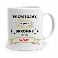 Dla Wójta Kubek Na Prezent Przystojny I Mądry Z Nadrukiem Ze Zdjęciem