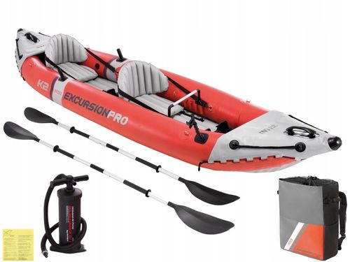 Kajak 2os. Excursion PRO Intex 68309 Pompka Wiosla MODEL 2024 na Arena.pl
