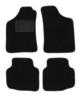 Dywaniki welurowe do: Mitsubishi L200 Triton 2001-2006 pickup czarne