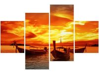 140CM 70 OBRAZ ZACHÓD SŁOŃCA TAJLANDIĄ ŚCIENNY