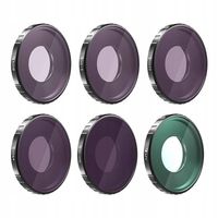 2 x Freewell Zestaw 6 Filtrów All Day Kamery Sportowej Dji Action 3 Na Obie