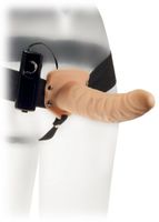 wibrująca uprząż strapon proteza penisa paski 18cm