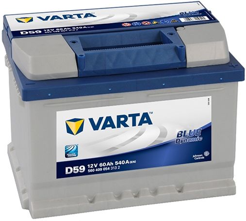 AKUMULATOR SAMOCHODOWY VARTA BLUE DYNAMIC 60AH 540A 12V D59 zdjęcie 1