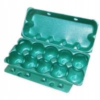 Zielone Wytłaczanki Styropianowe na 10 Jajek - 30 Szt. - Uniwersalne S/M/L