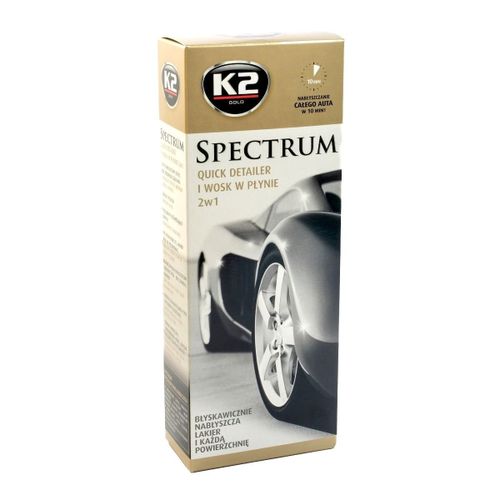 K2 Spectrum syntetyczny wosk w płynie do nabłyszczania lakieru 700ml + mikrofibra na Arena.pl