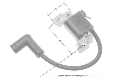 Moduł zapłonowy B&S Intek OHV CZĘŚĆ ORYGINALNA 595554 na Arena.pl