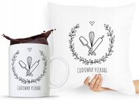 Zestaw Poduszka + Kubek Prezent Dla Piekarza Z Nadrukiem Ze Zdjęciem