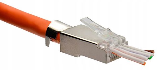 Wtyki RJ45 przelotowy kat 7 FTP pass through 10szt na Arena.pl