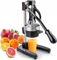 RĘCZNA WYCISKARKA DO CYTRUSÓW OWOCÓW CIĘŻKA SOLIDNA CZARNA PRASA POMARAŃCZY