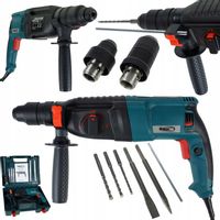 MOCNA MŁOTOWIERTARKA WIERTARKA UDAROWA SDS+ 2600W 4-FUNKCJE MAGNUM