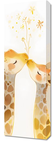 Obraz 30x90cm Czułość w Miłości zdjęcie 1