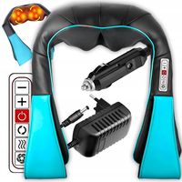 MASAŻER SHIATSU SZYI KARKU PLECÓW CIAŁA GRZEJĄCY PODUSZKA MASUJĄCA GRZANIE