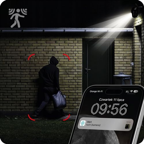 Kamera Zewnętrzna Obrotowa IP WIFI 5MPx 2880x1620 ZOOM x5 LUXTORN 2K na Arena.pl