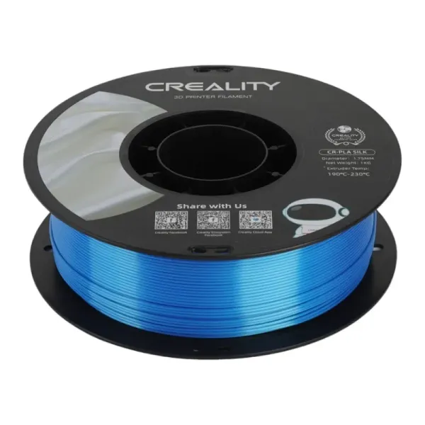 filament cr-silk pla creality (niebieski) zdjęcie 3