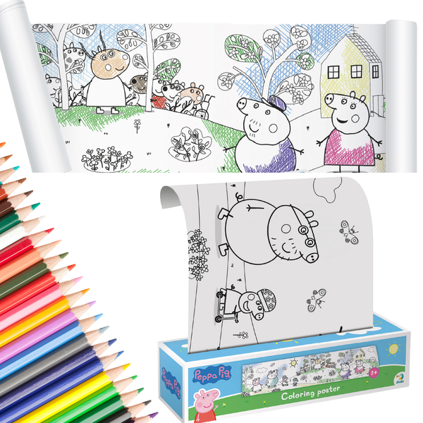Kolorowanka W Rolce Peppa Pig  200183 zdjęcie 1