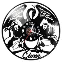 Zegar ścienny z płyty winylowej Queen 1704.14