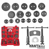 Zestaw do wyciskania tłoczków hamulcowych 22 elementy KD10784