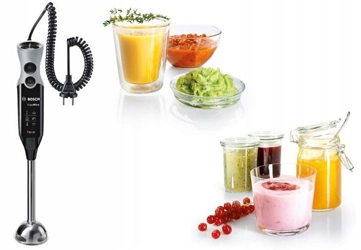 Blender ręczny Bosch ErgoMixx MSM67170 750 W TURBO zdjęcie 2