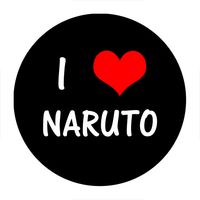 Przypinka I ♥ Naruto