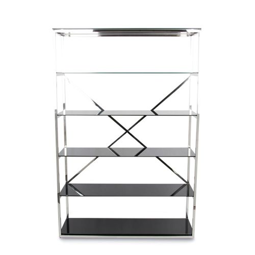 REGAŁ TORNI SILVER BLACK 120X180 CM na Arena.pl