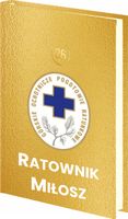 PLANER dla ratownika nadruk DZIENNY kalendarz książkowy A4 złoty srebrny