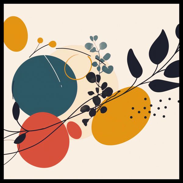 Plakat 70x70cm Kolaż Przyrody zdjęcie 2
