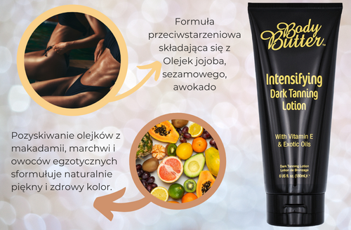 Body Butter Intensifying Dark Tanning Lotion 180ml na Arena.pl