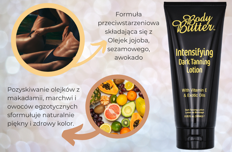 Body Butter Intensifying Dark Tanning Lotion 180ml zdjęcie 3