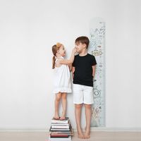 Naklejka Miarka Wzrostu Podwodny Świat DK448