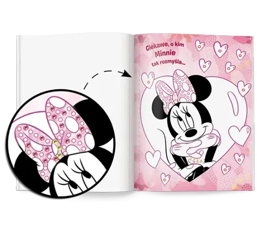 Minnie. Malowanka z diamencikami na Arena.pl