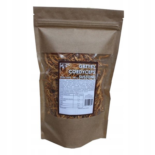 Cordyceps militaris Kopdyceps suszone 100g zdjęcie 1