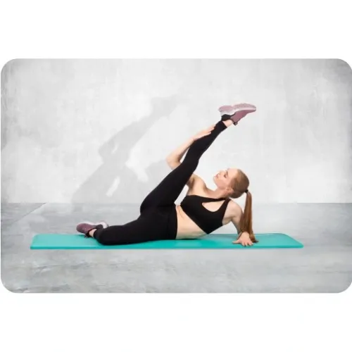 DUŻA MATA DO ĆWICZEŃ JOGI YOGA FITNESS GRUBA 1,5cm na Arena.pl