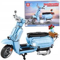 Klocki licencjonowane Włoski SKUTER Lambretta V200 Special 1169-ele ZA5795