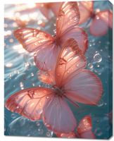 Obraz 70x90cm Świetliste Motyle