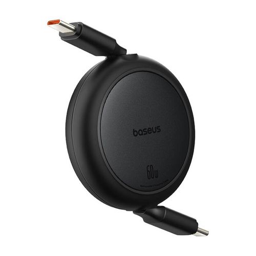 kabel usb baseus free2pull mini usb-c do usb-c, 60w, 1, (czarny) na Arena.pl