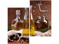 60X60CM ZEGAR AROMATYCZNA OLIWA OLIWEK OBRAZ DREWNO ŚCIAN KWADRAT