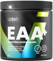 EAA+ Aminokwasy VPLab 250g, Poncz owocowy, 35 Porcji, Vegan, Witaminy B